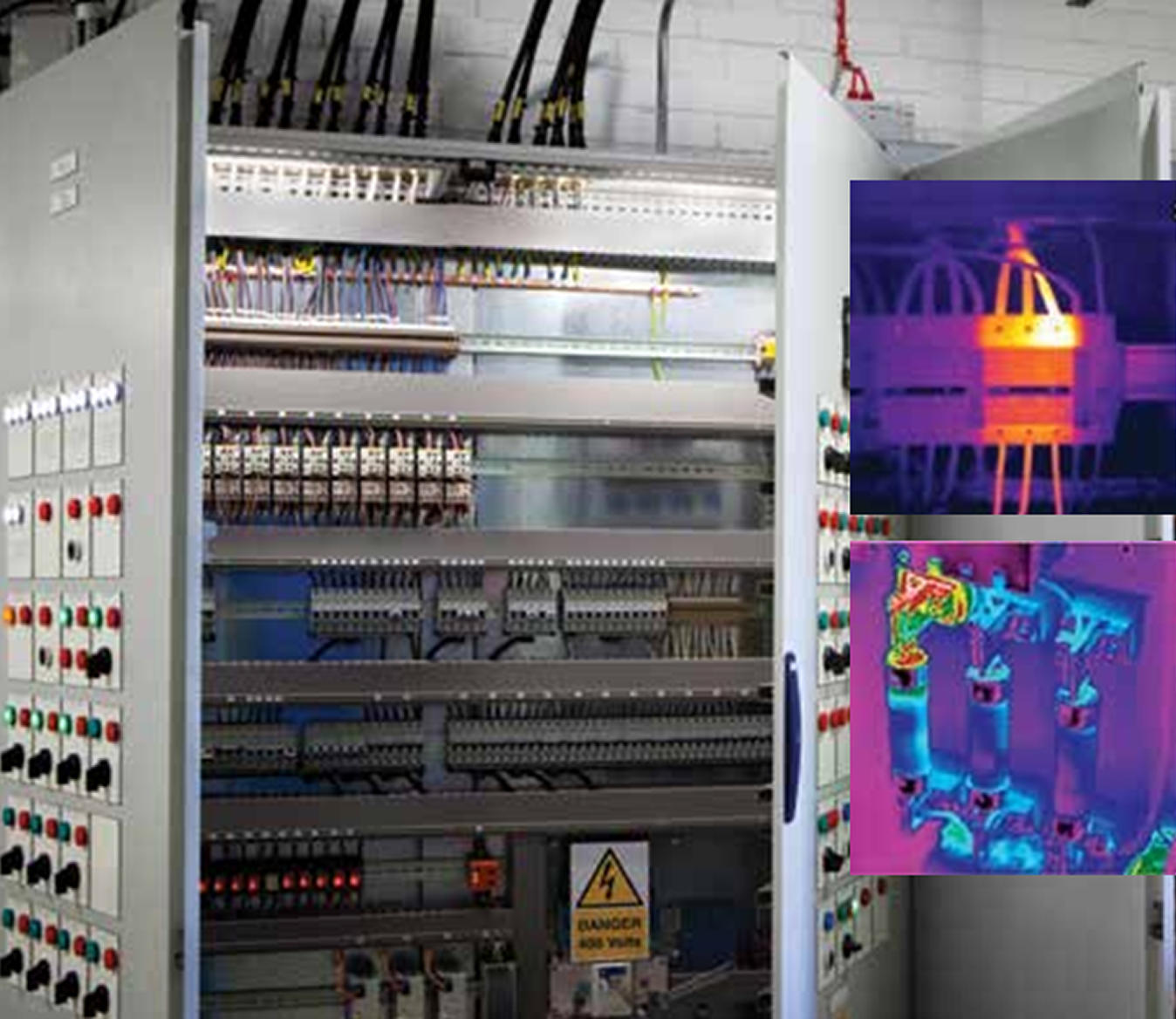 Electrical distribution panel inspection scan